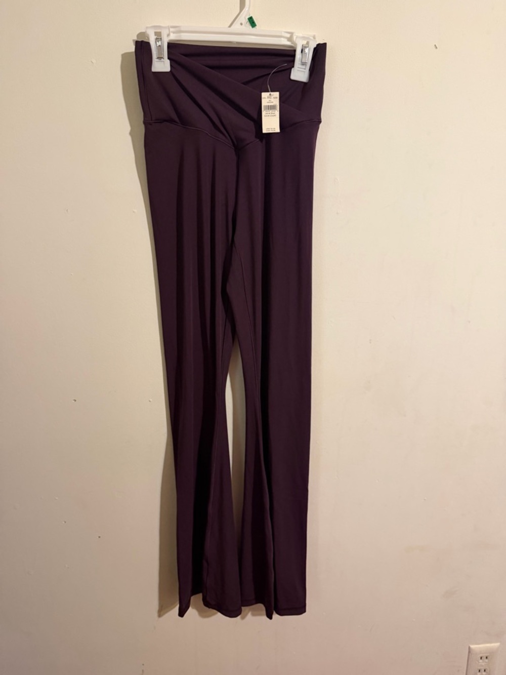 Aerie Flare Yoga Pants - Plum